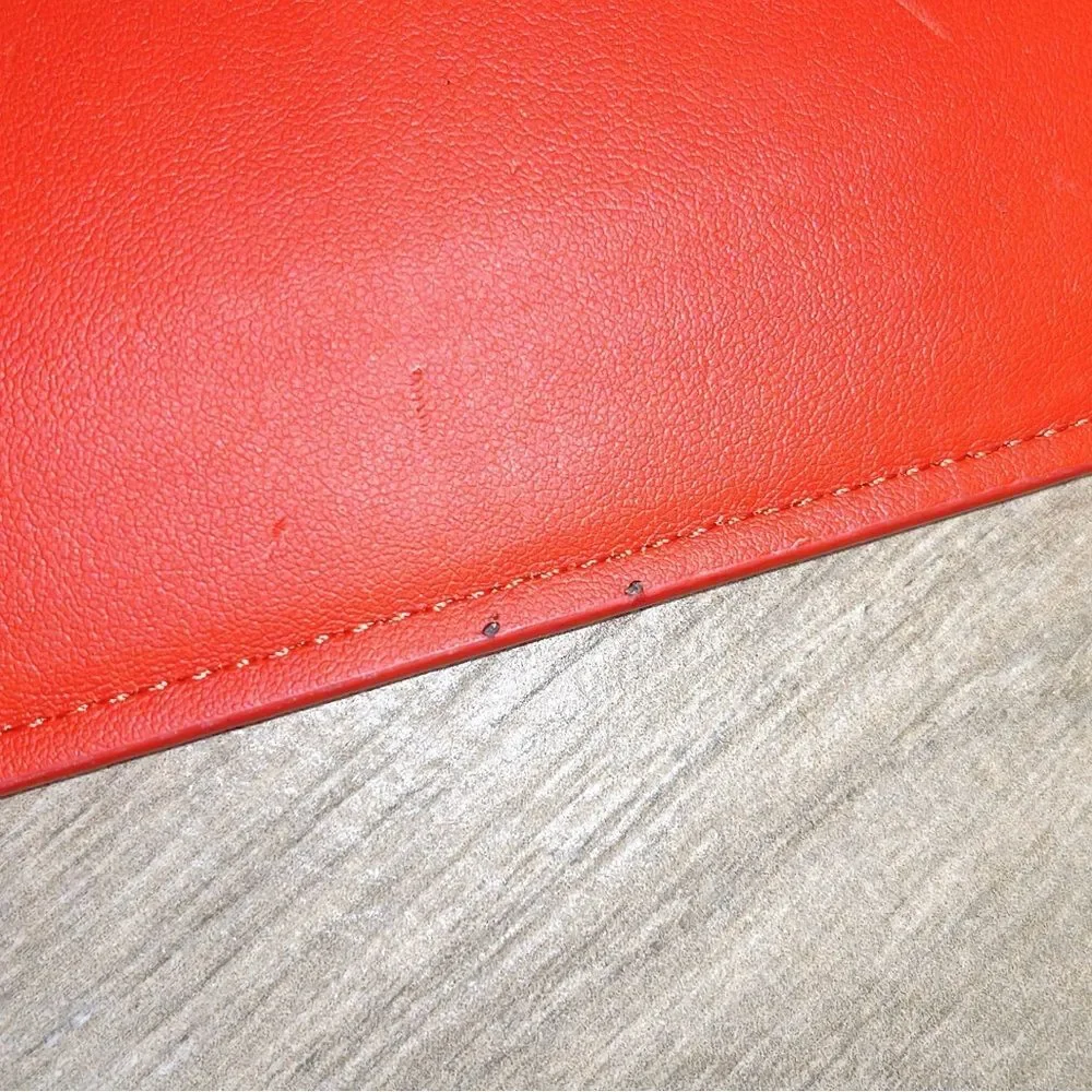 Kate Spade New York Laptop Sleeve Case Holder Protector Red/Orange Pink Interior
